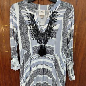 Knox Rose, Boho tunic dress size S